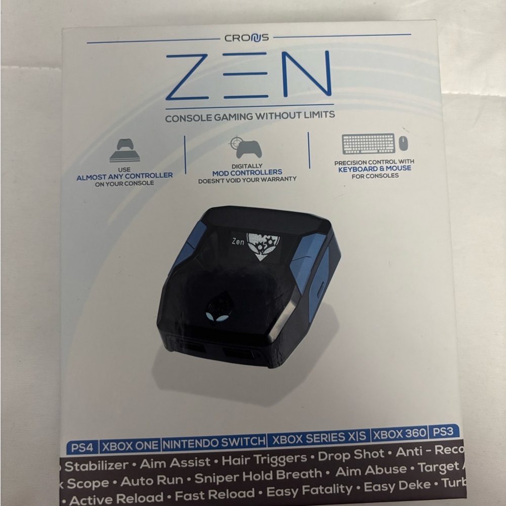 Cronus Zen: Ultimate Gaming Accessory for PS, Xbox, Switch & PC - Compact Power